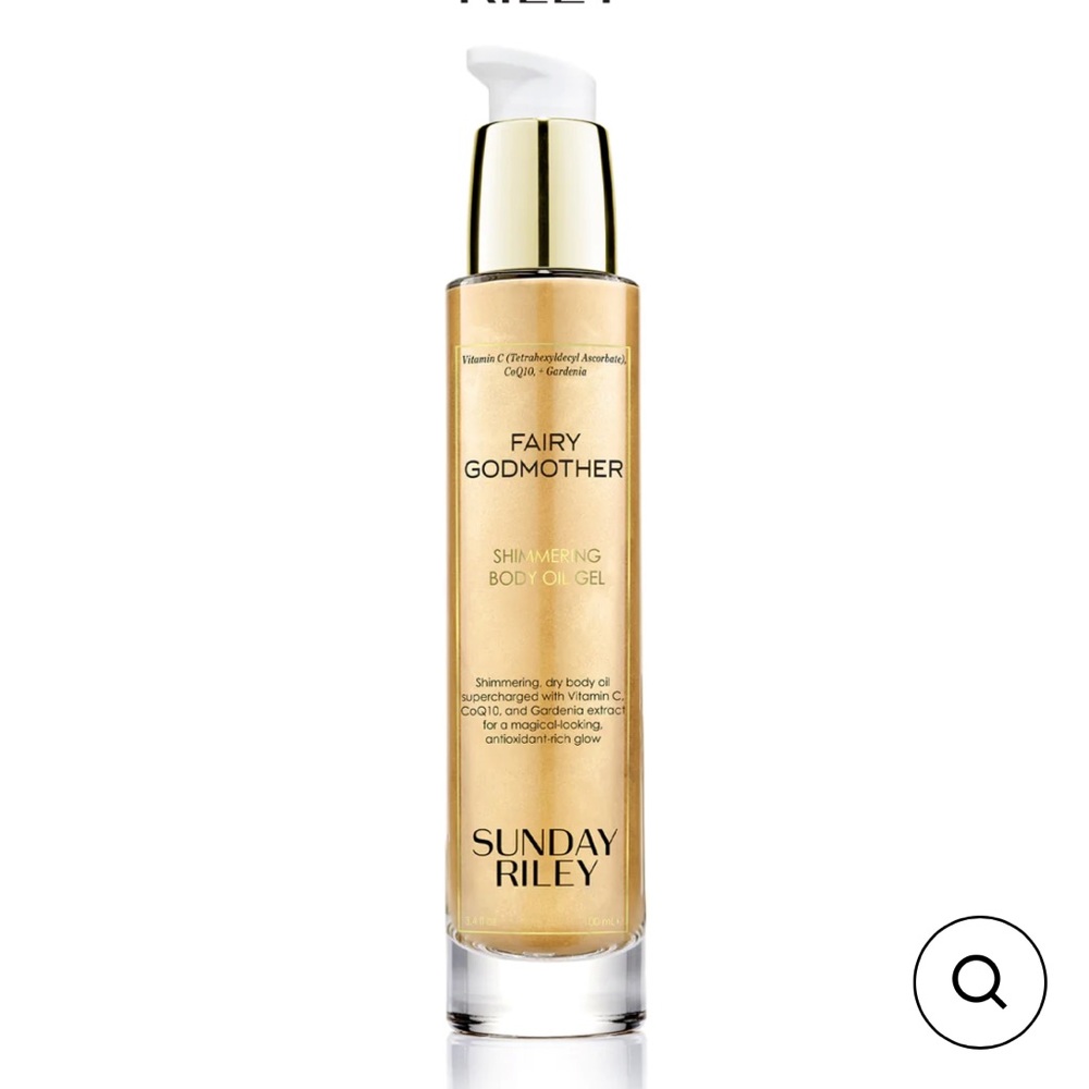 Tested/New! Sunday Riley Fairy Godmother Shimmering Body Oil Gel
